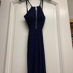 navy blue prom dress 💃🏼
